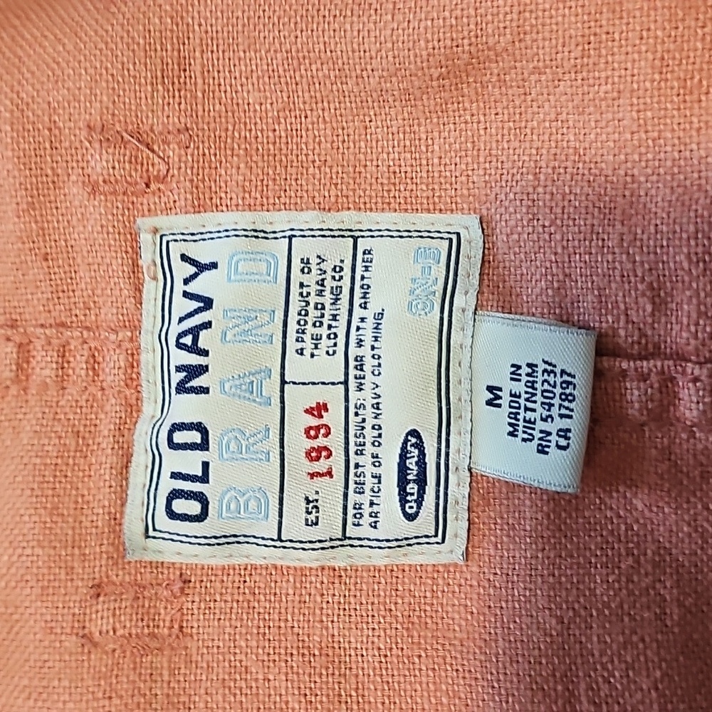 Old Navy Terracotta Button-Up Jacket - Picture 3 of 3